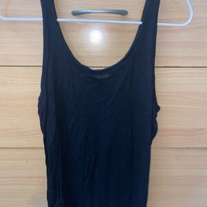 Black tank top
